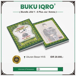 BUKU IQRO' Cara Cepat Belajar Membaca Al-Qur'an