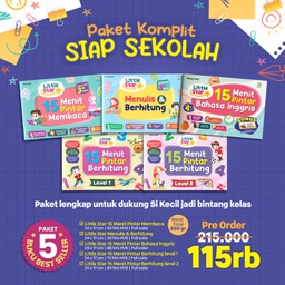 Paket Komplit Siap Sekolah (5 Buku)