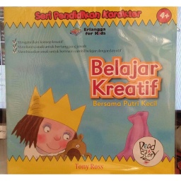 Belajar kreatif bersama putri kecil