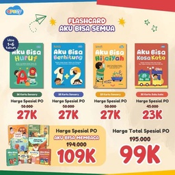 Bundling Sensory Flashcard Aku Bisa Semua, Arasy