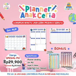 Planner Anak Ceria (Set ALIF- No 1), El-Hana