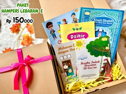 Paket Hampers Lebaran E (Kisah Shahih Para Nabi + Sahabat Spesial + Melawan Cemas Dengan Berkarya + Hariku Indah Bersama Al-Qur'an + Dzikir Pagi Petang Kuning)