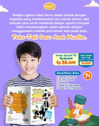 Teka-Teki Seru Anak Muslim Level 1 (PO Reguler), Ahlan (Cetakan-2)