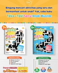 Bundling 2 Buku (Teka-Teki Seru Anak Muslim Level 1&amp;2) (PO Reguler), Ahlan 