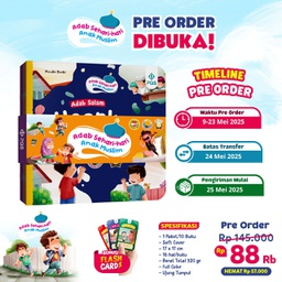 Seri Adab Sehari-hari Anak Muslim + Bonus Flash Card, PQS