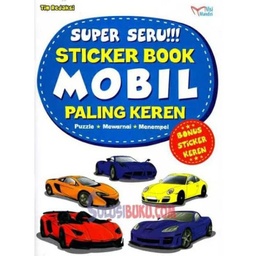 Super Seru!!! Sticker Book mobil paling keren